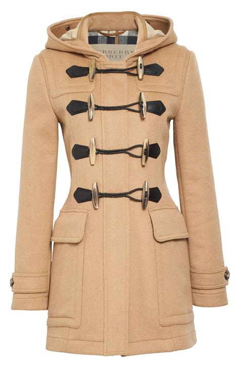 dufflecoat damen burberry blackwell grau|Burberry Blackwell Wool Duffle Coat Women .